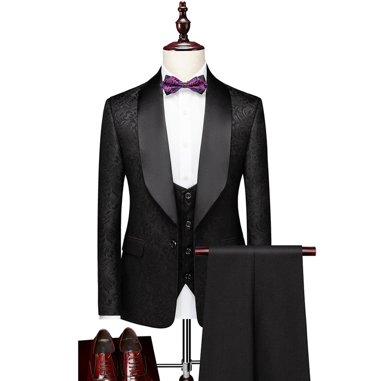 Fancy Blazer Boutique Fashion Mens Suit Mens Party Wear Blazers Groom Wedding Dress Coat Suit 3 Piece Set 